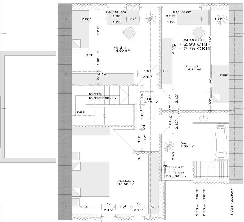 Grundriss Dachgeschoss